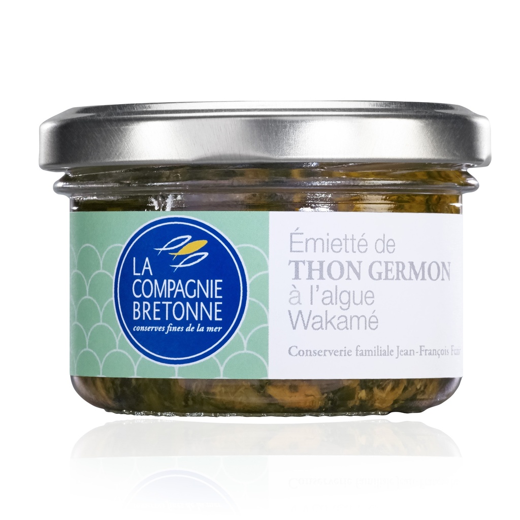 Emietté de Thon germon à l’algue Wakamé 90g