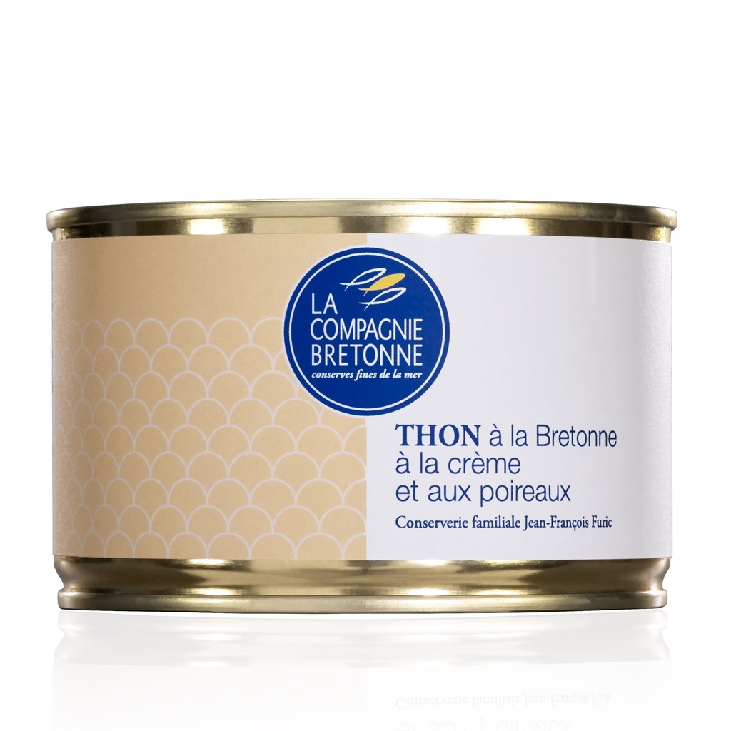 Thon à la bretonne à la crème et aux poireaux